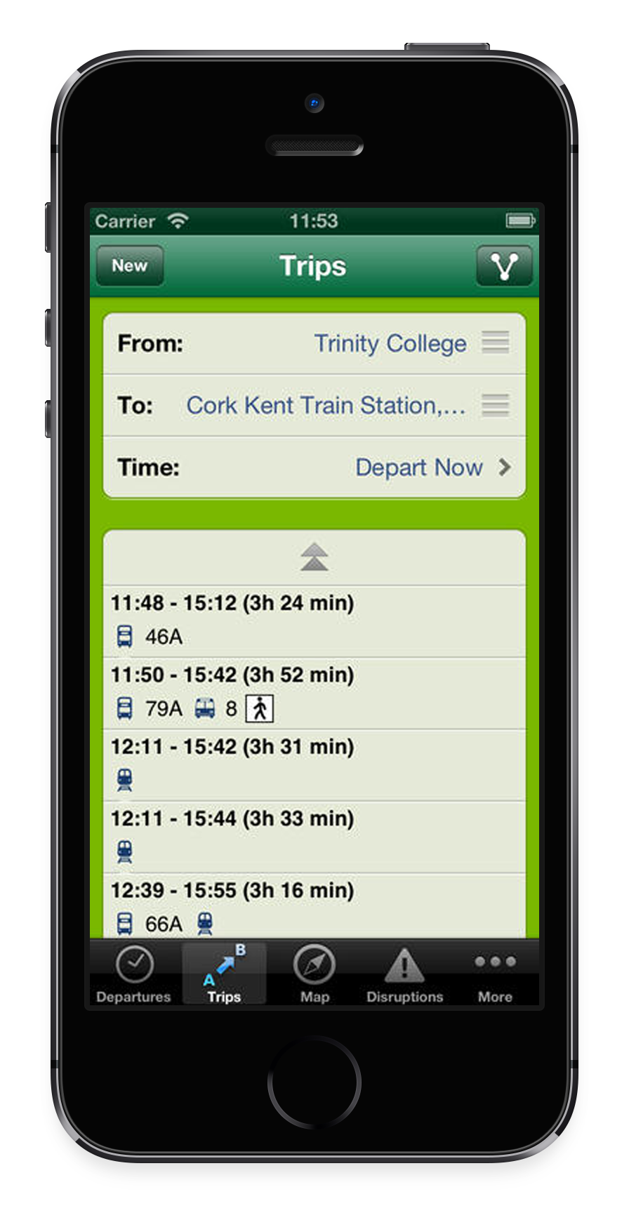 Transport for Ireland Journey Planner
