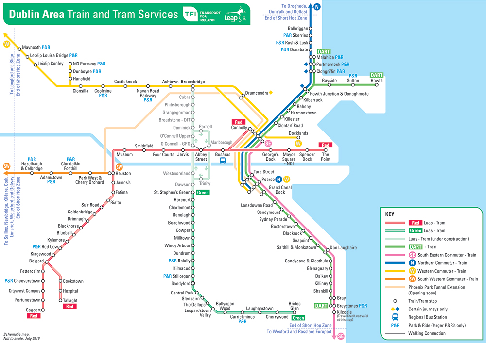 Transport For Ireland - Maps Of Public Transport Services