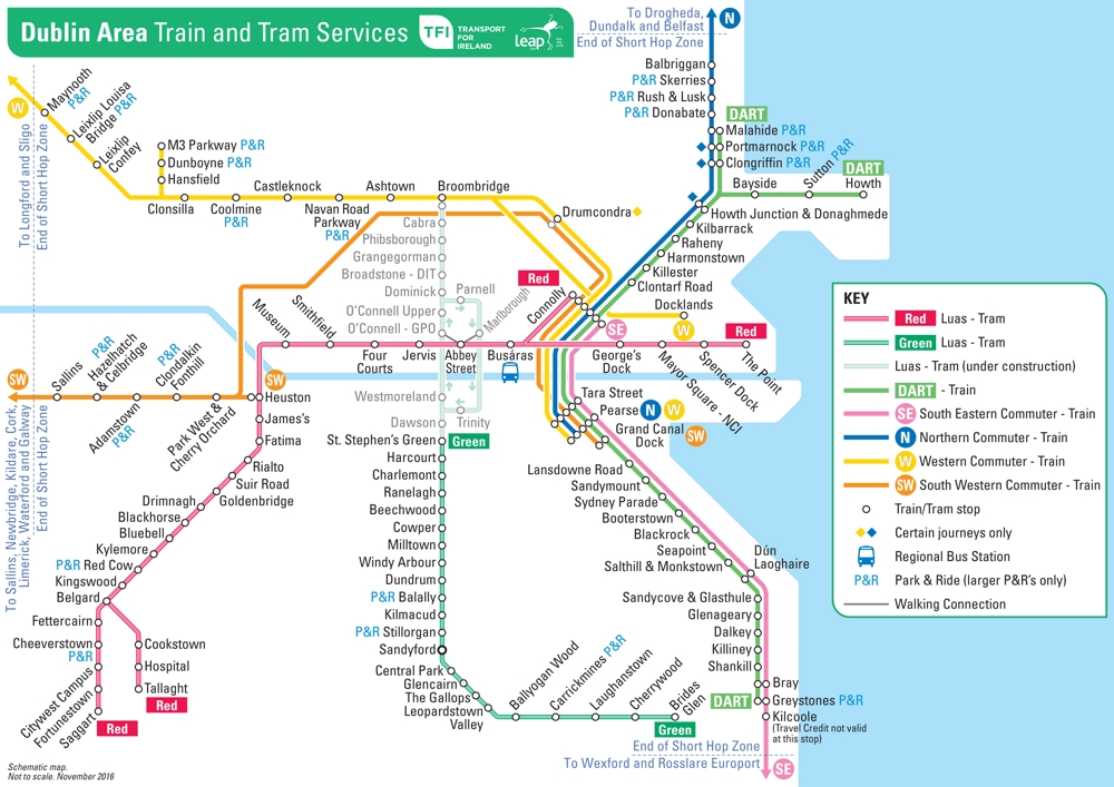 Maps Of Public Transport Services | Transport for Ireland