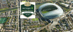 American Football Notre Dame Vs Navy at Aviva Stadium in Dublin
