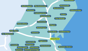 Wexford TFI Local Link Bus Services Map