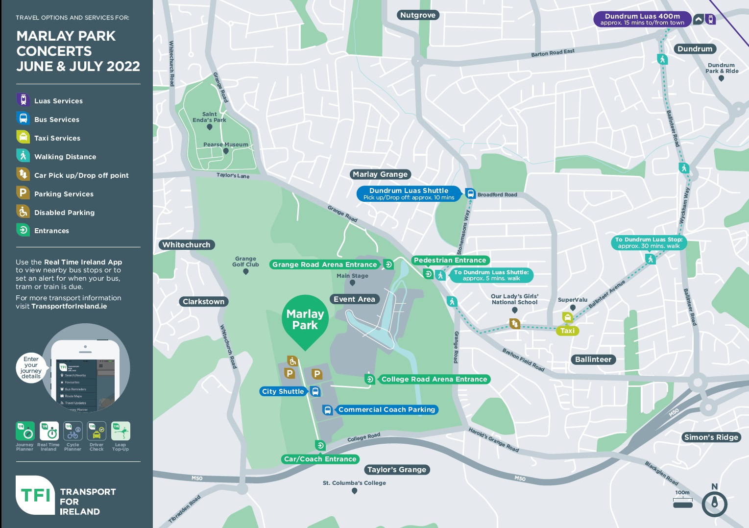 Longitude, Summer Concerts & Festivals 2023 Transport options