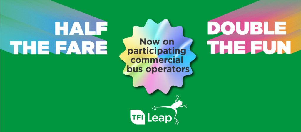 Young Adult & Student Leapcard - Half the fare - double the fun - now on Commercial Bus Operators