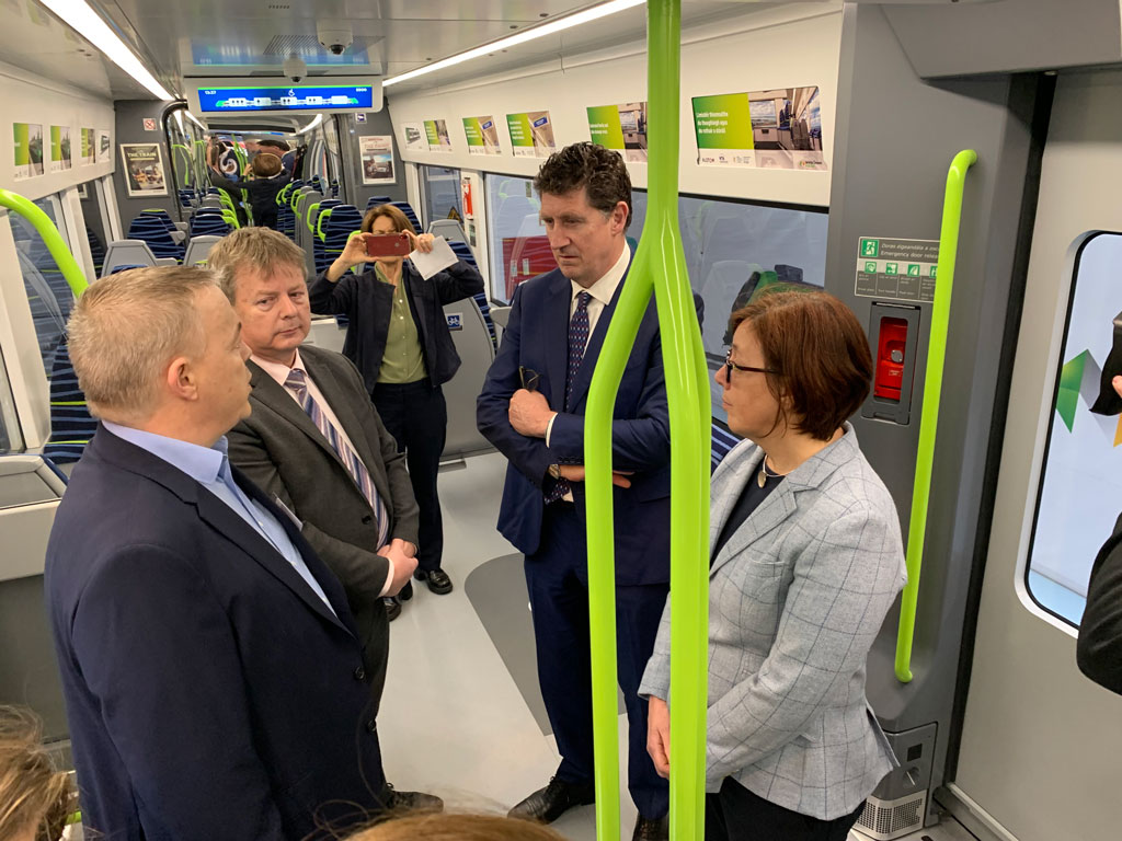Minister Ryan gets preview of future of DART travel, as life size ...
