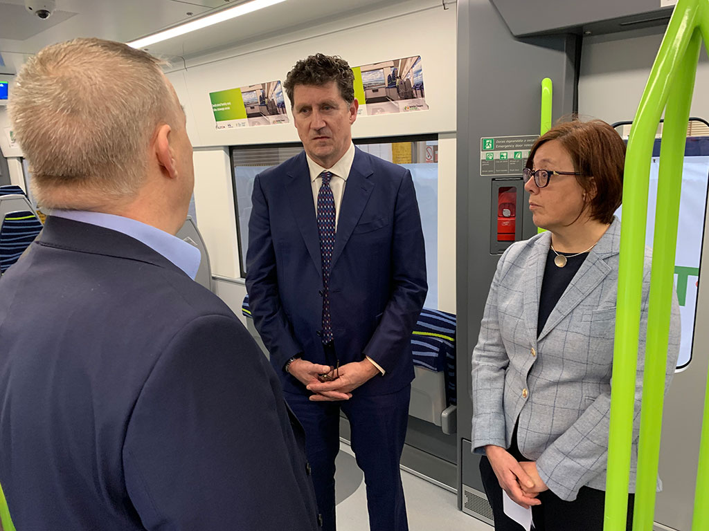 Minister Ryan gets preview of future of DART travel, as life size ...