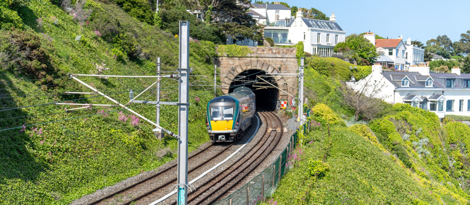Train in bridge