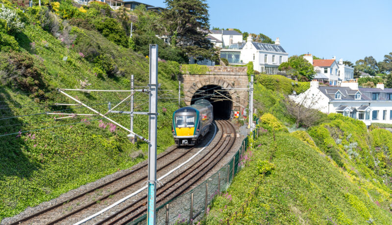 Train in bridge