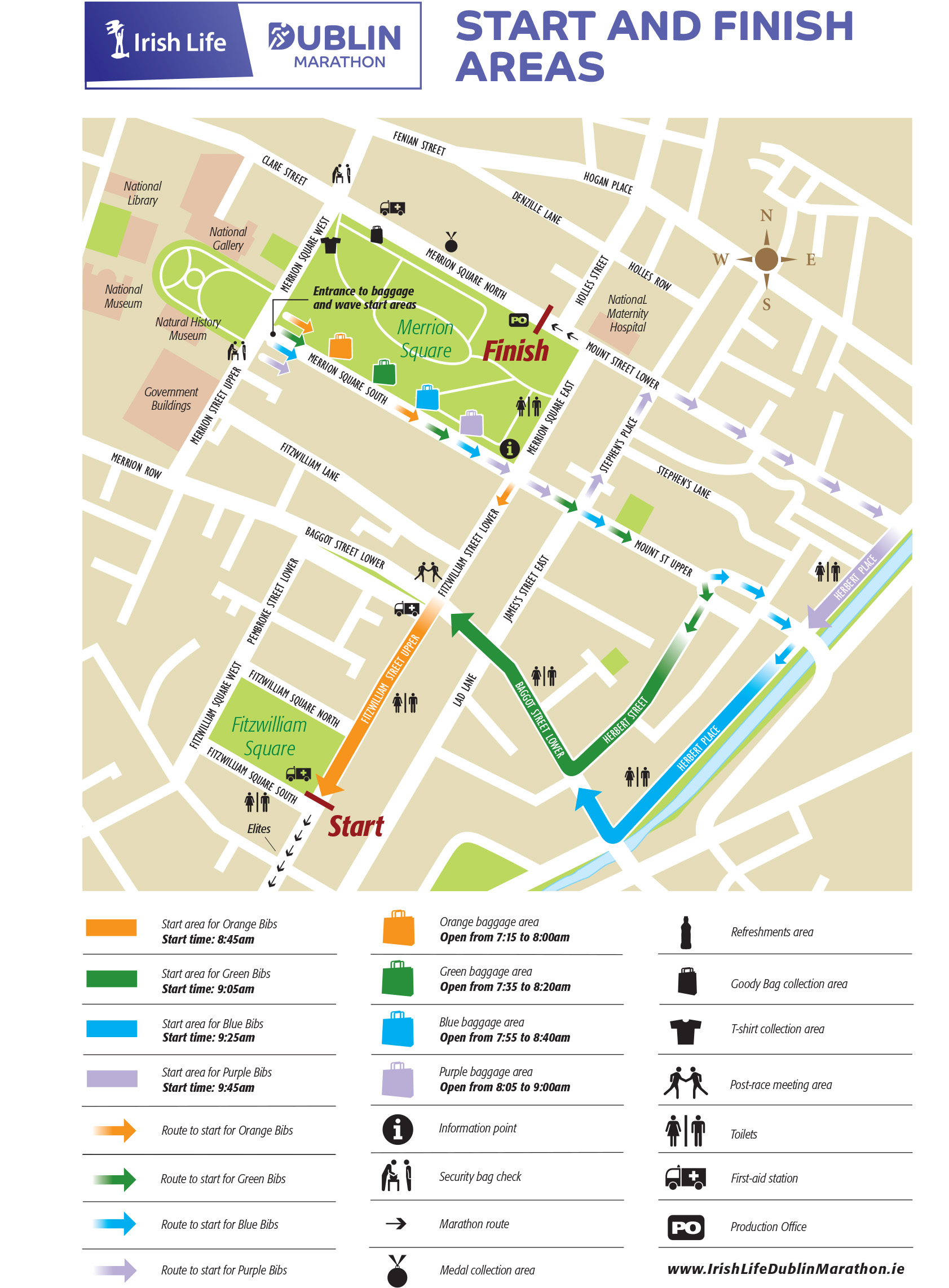 Dublin Marathon 27 Oct 2024 Road Diversions 3am9pm (Irish Life