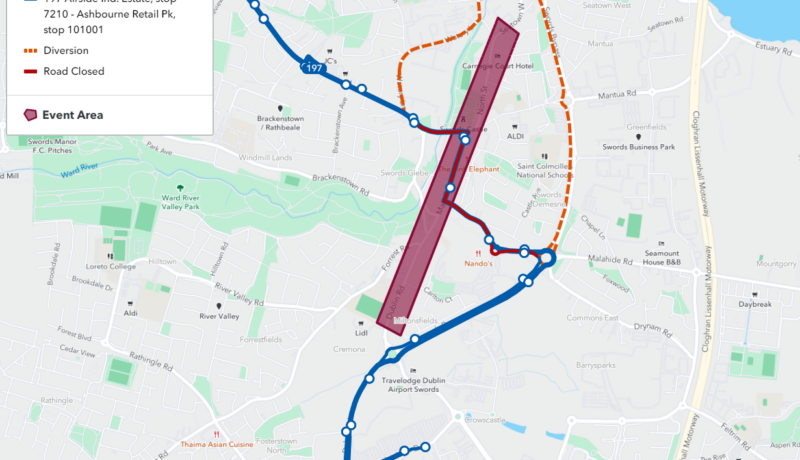 diversions for st patricks day route 197 Swords