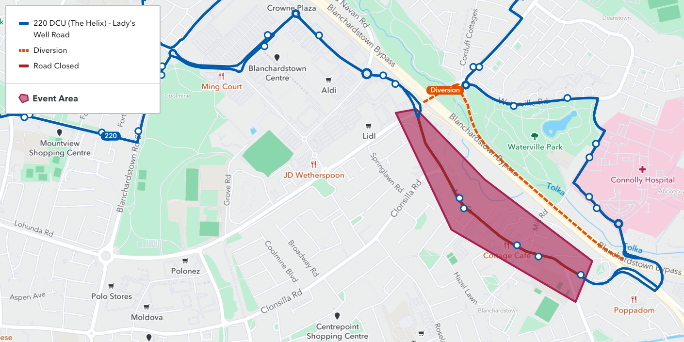 41b Route: Schedules, Stops & Maps - Abbey St (Updated)