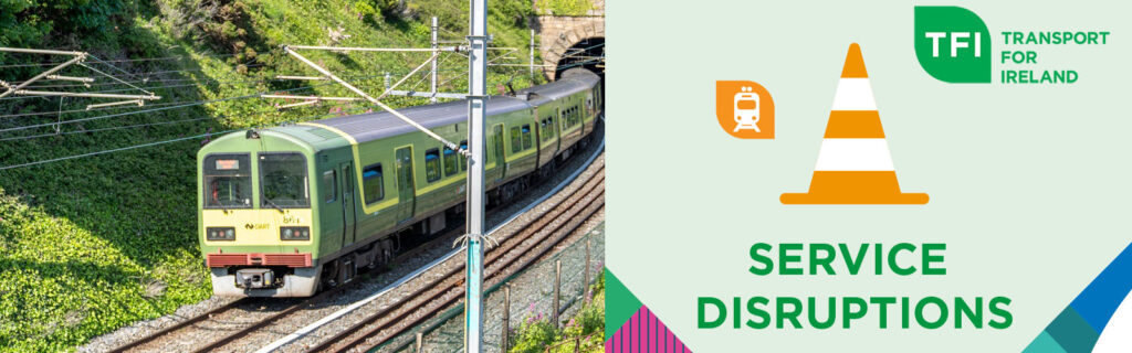 Irish Rail dart service disruption