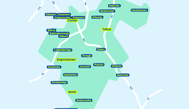 Carlow Network Map