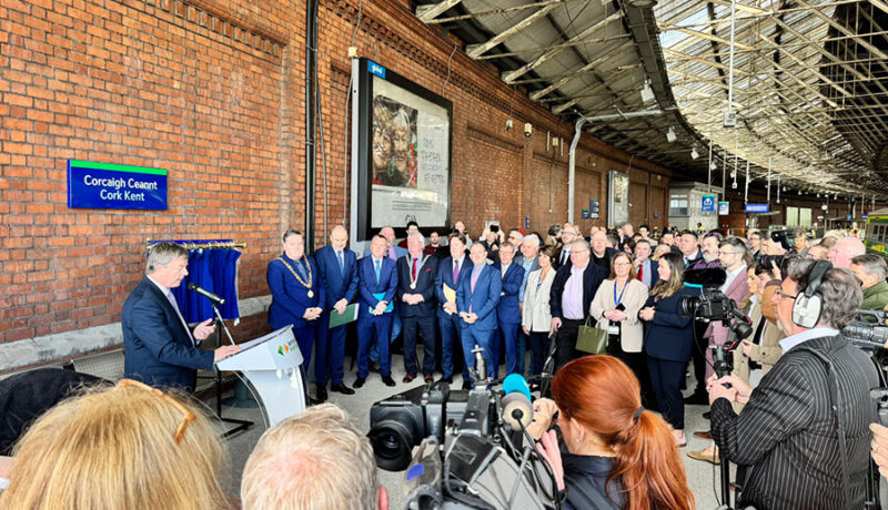 cork train station kent platform 6 launch