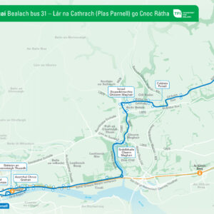 Bealach 31 Cnoc Rátha go Cathair Chorcaí - New Bus Route 31 Knockraha to Cork City