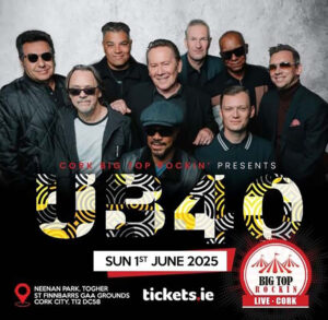 UB 40 in Cork Jine 1st 2025