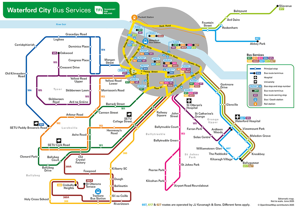 Waterford city bus services map 1024x724 jpg