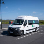 TFI Anseo App TFI Local link Achill parked in parking space