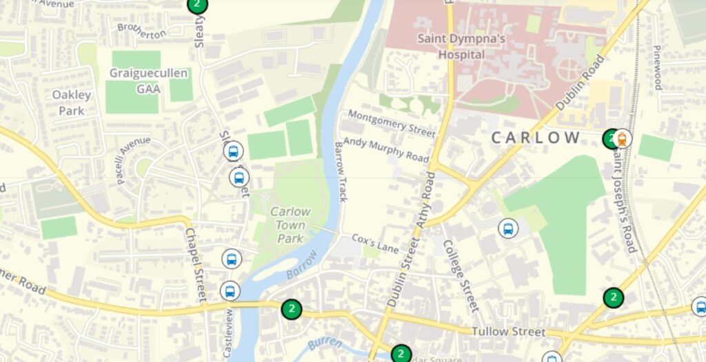 Carlow town parks