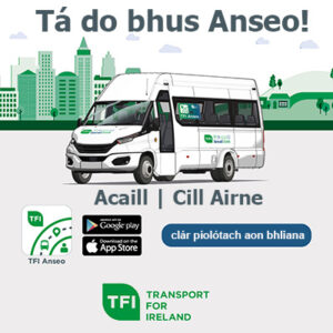 Aip TFI Anseo - Tá do bhus Anseo!