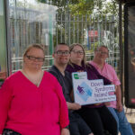 NTA-and-Down syndrome ireland and TFI at Bus shelter