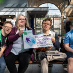 NTA-and-Down syndrome ireland at train station banner