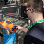 NTA-and-Down syndrome ireland tapping at Train gate