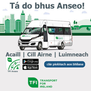 TFI Anseo aip Acaill Cill Airne luimneach Irish 400x400