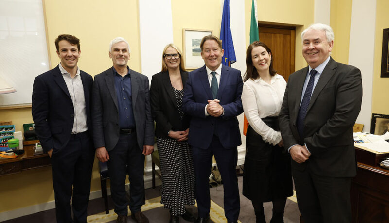 • Daniel Lewis, CCO, Go Ahead Group • Jeremy Ryan Director of Public Transport Services, NTA • Anne Shaw, Chief Executive Officer, NTA • Minister for Transport, Darragh O'Brien • Dervla McKay, Managing Director Go Ahead Ireland • Hugh Creegan Director of Transport Planning, Investment and Taxi Regulation, NTA