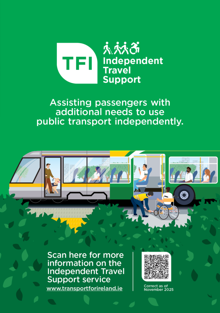 TFI Independent Travel Support Leaflet ENGGA 23.01.26