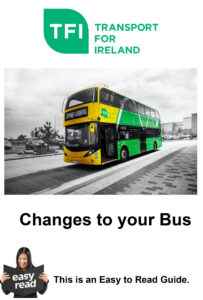changes to your bus - easy to read guides - banner