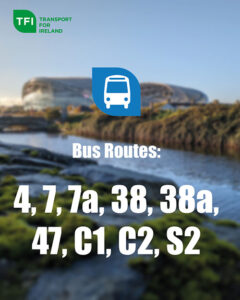 Aviva 2 tfi bus routes to Aviva stadium