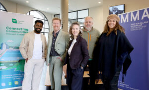 Art in Motion rs Dagogo Hart - Poet, Daryl Daniels - Senior Marketing Executive, NTA, Rachael Gilbourne - IMMA Curator, Richie Keane - Fatima Groups United