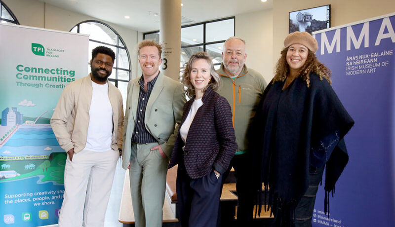 Art in Motion rs Dagogo Hart - Poet, Daryl Daniels - Senior Marketing Executive, NTA, Rachael Gilbourne - IMMA Curator, Richie Keane - Fatima Groups United