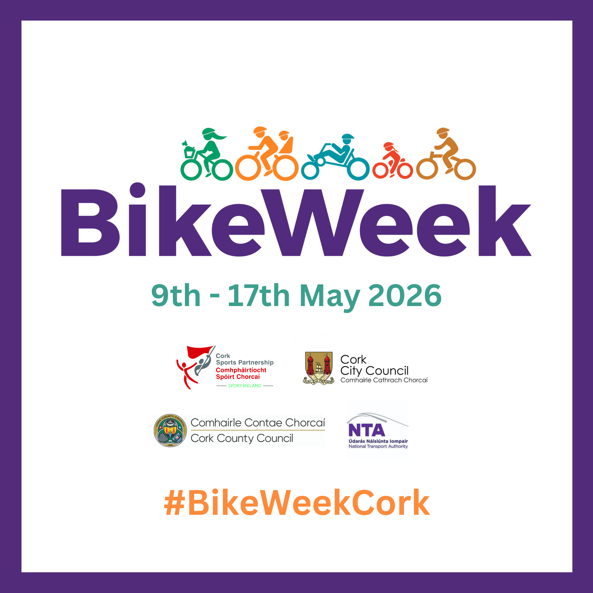 Bike week 9-17 May 2026 square banner