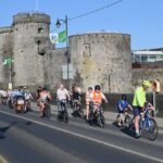 Bike Week is a celebration and promotion of the benefits of cycling, LCCC hosted an Evening City Cycle around the 3 Bridges, starting from King Johns castle