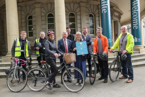 National Library of Ireland (NLI) presented 150 Smarter Tracel Mark with Minister of State S&eacute;an Canney and NTAs John O'Flynn