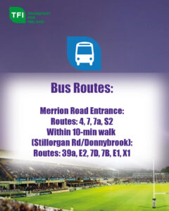 RDS Bus from city to RDS