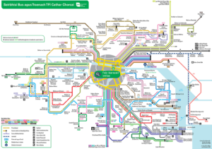 Cork City Bus And Train Services map
