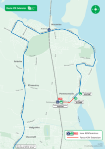 TFI bus route 42n extension