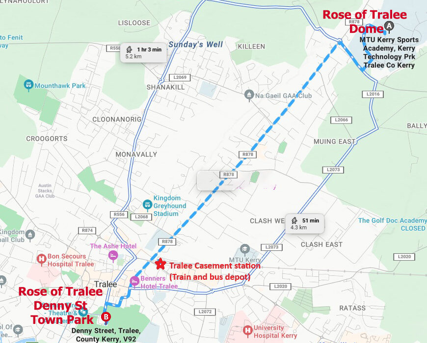 Tralee Denny st to MTU sport complex