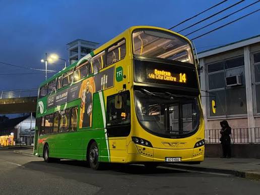 dundrum to city centre (Dublin bus route 14)